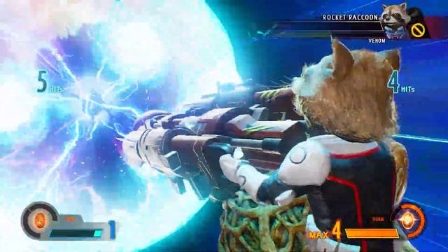 carnage and Rocket Raccoon VS Venom and Rocket Raccoon - Marvel vs Capcom Infinite смотреть онлайн