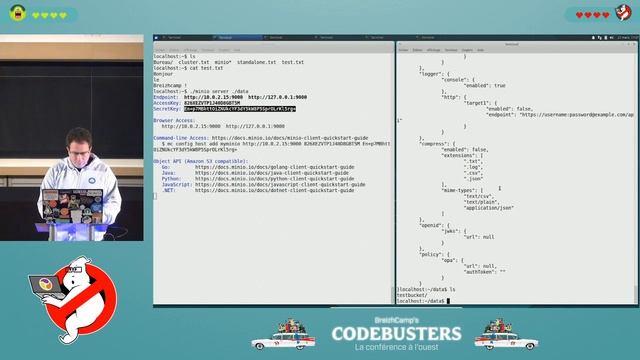 Minio, une nouvelle approche du stockage objet : promesses, enthousiasme et dés… (Sébastien BLAISOT смотреть онлайн