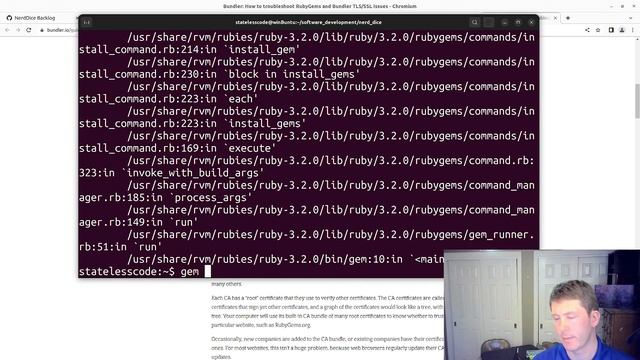 Create a RubyGem 98: Replace the Expired Gem Certificate смотреть онлайн