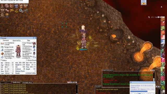 GX awao's Challenge - Temple of Demon God - Solo Brinaranea & Muspellskoll - iRO Chaos смотреть онлайн