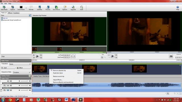 How to reverse video using Videopad Video Editor смотреть онлайн