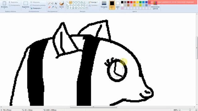 Настя рисует Пони Блеск./Nastya draws pony Glitter. смотреть онлайн