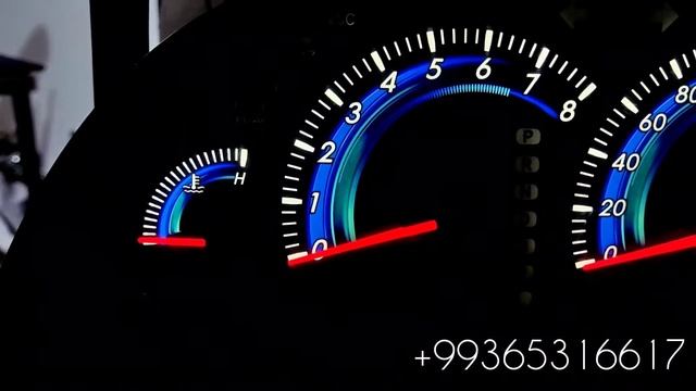 Тюнинг приборной панели Toyota Camry V30 2001-2005 tuning of dashboard