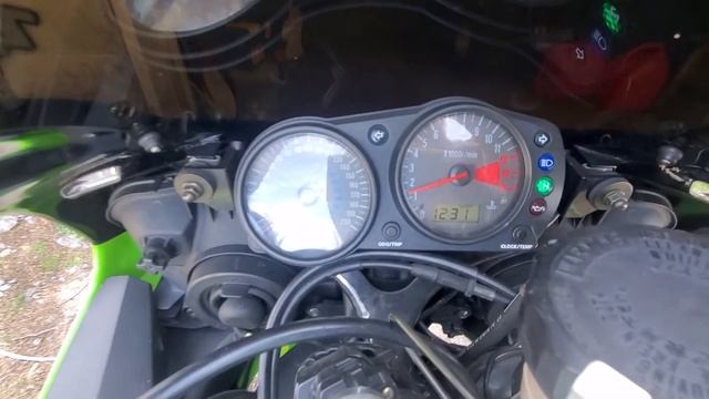 Kawasaki ZX9-R Ninja Cold Start Review walk around Best Sport Bike Ever GOAT смотреть онлайн