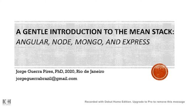 A gentle introduction to the MEAN stack: Angular, Node, Mongo, and Express смотреть онлайн