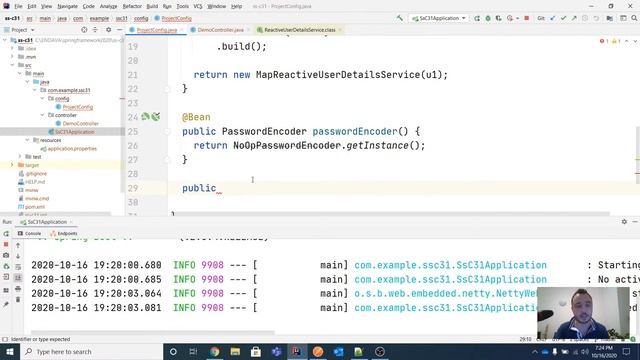 Spring Security - Lesson 31 - Securing reactive apps смотреть онлайн