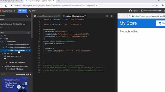 Listen to DOM events using HostListener directive in Angular смотреть онлайн