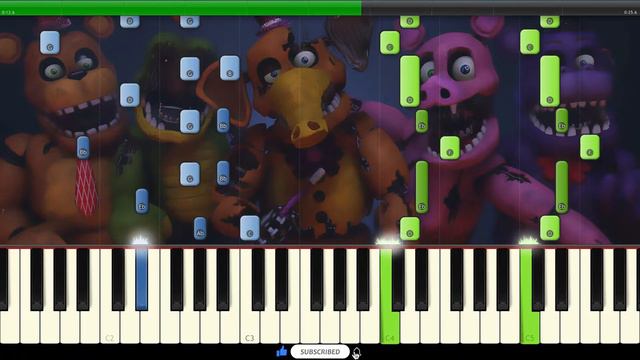 FNAF Mediocre melodies Edit (Piano) + ⬇️Sheet⬇️ смотреть онлайн