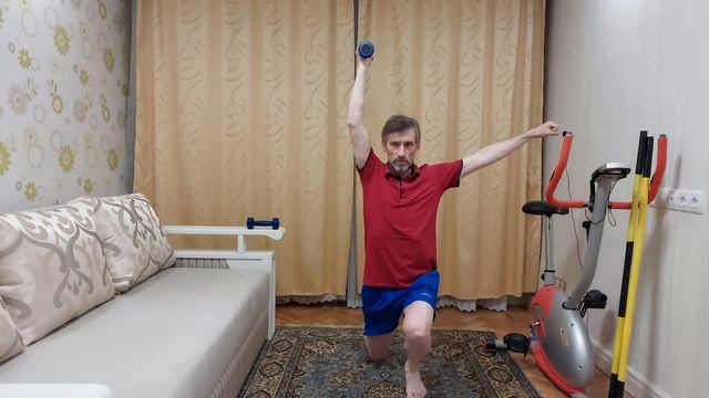 Утренняя зарядка. Укрепляем мышцы ног. смотреть онлайн