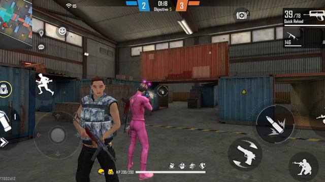 Teamup In Lion Wolf But Opponent Cheat #freefire #booyah #lionwolf.ILLEGAL Planet Of FF