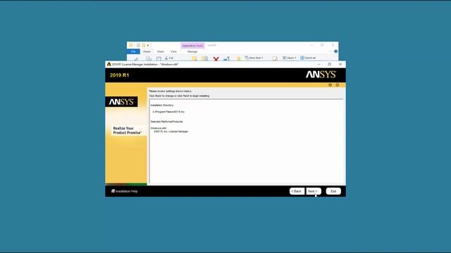 Installing ANSYS 19.0 License Manager on Windows смотреть онлайн