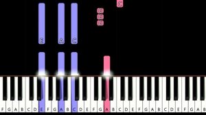 Lady Gaga - Marry The Night  (piano tutorial)