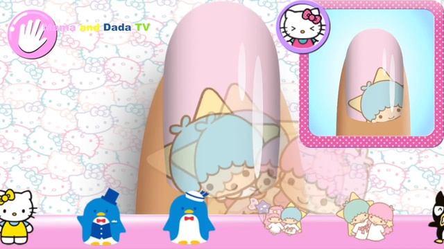 Cute Manicures MakeOver Dress Up Game Hello Kitty Nail Salon by Budge Studios Part 2 – Best Games смотреть онлайн