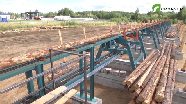 Линия сортировки бревна до 300 куб.м в смену смотреть онлайн