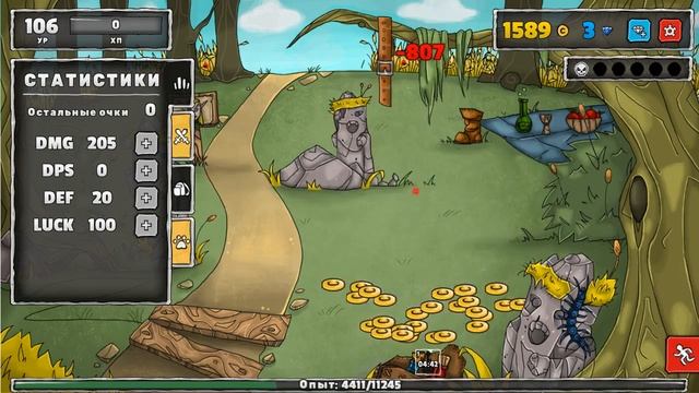 Epic Clicker Journey - Заглючило и получил бессмертие смотреть онлайн