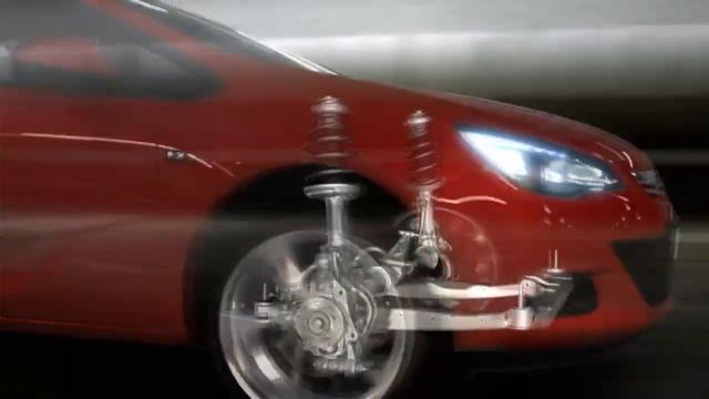 Opel Astra J GTC - High Performance Strut (HD) смотреть онлайн