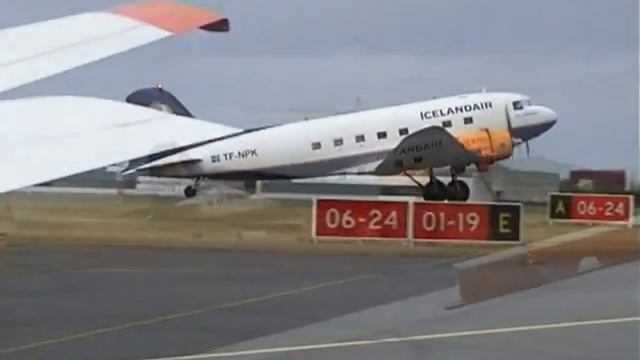 DC3 At Reykjavík Airport