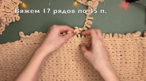 КАПЮШОН-ШАРФ с ушками из Alize Puffy Fine ?| Вязание руками, простой урок✨