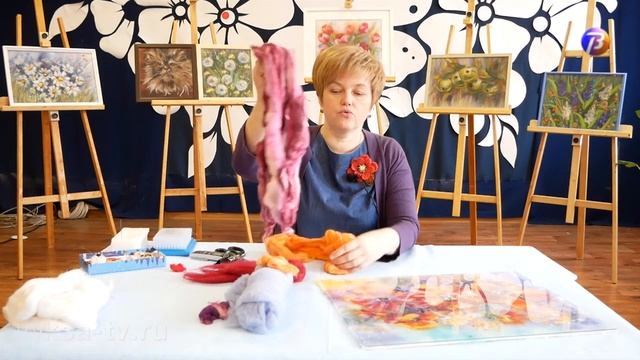 Выкса ТВ: рисуем шерстью смотреть онлайн