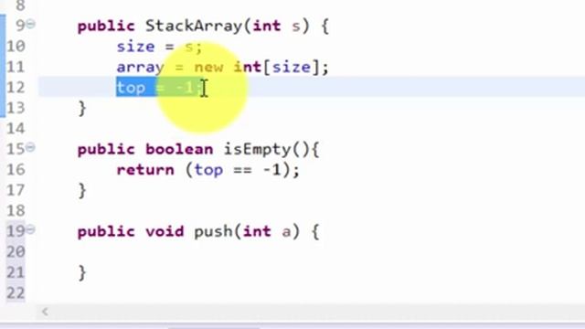 Стек - реализация в Java с помощью массива / Stack - ЧАСТЬ 1 смотреть онлайн