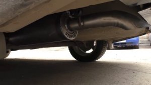 Priora  спортивный выхлоп на 60 й трубе Стингер Спорт