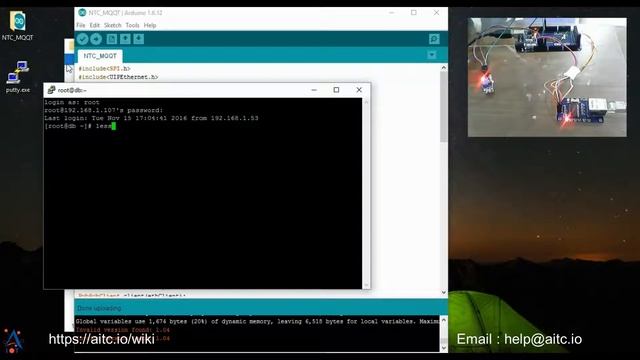 NTC Sensor with Arduino Mega Board смотреть онлайн