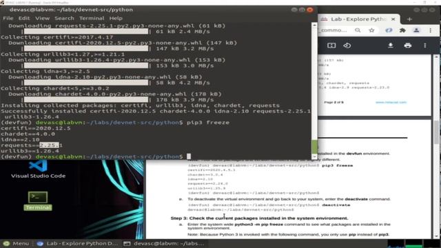 3.1.12 Lab - Explore Python (Note: I call pip PIPE; it's easier to hear in my own perspective.) смотреть онлайн