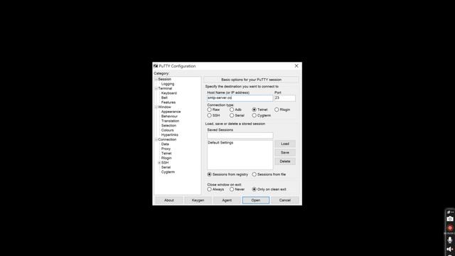 How to check if a Socks 5 proxy can relay/send emails ( SMTP port 25 open check) using Putty смотреть онлайн