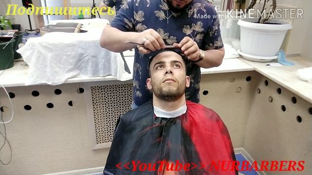 Крутая Модельная стрижка✂ и Борода. Зеботарин Ролик барои Шкрбачахо смотреть онлайн