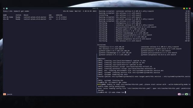 K3S HA Kubernetes Cluster Installation on AlmaLinux | JRehkemper.de смотреть онлайн