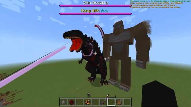 New Shin Godzilla Minecraft Addon смотреть онлайн