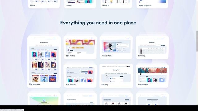 Raroin - NFT Marketplace React Js Template NFT rare digital смотреть онлайн