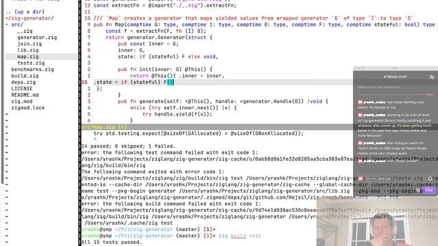 Live coding: #Zig: Polishing Zig Generator library смотреть онлайн
