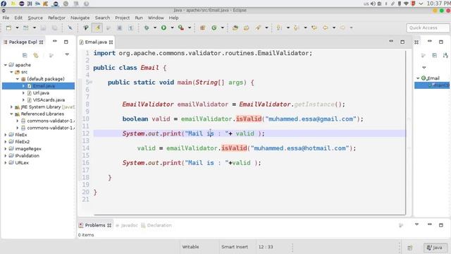 68 Java advanced RegEX Email Validator التعابير المنطقية باستخدام مكتبة смотреть онлайн