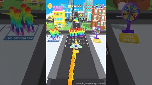 Colors Runners - All Levels Gameplay Android,ios (Levels 19-21) смотреть онлайн