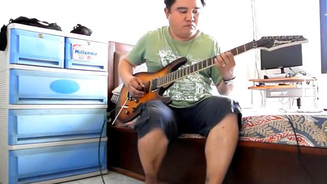 C major jam with Ibanez S770FM-ATF смотреть онлайн