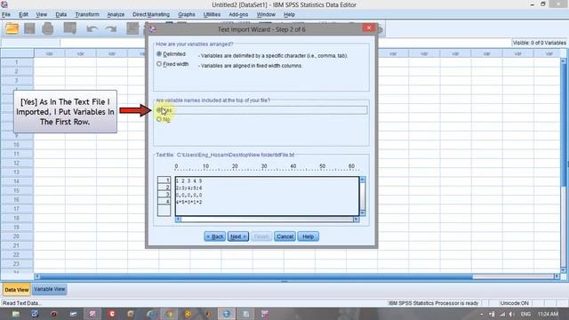 Import Data From Text File - SPSS 22 смотреть онлайн