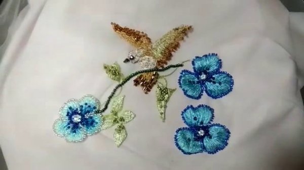 Люневильская вышивка для детского платья. Eli-stor.com