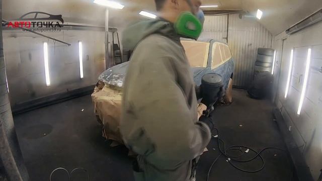 Покраска Mitsubishi Pajero Sport сверхпрочным покрытием Молот