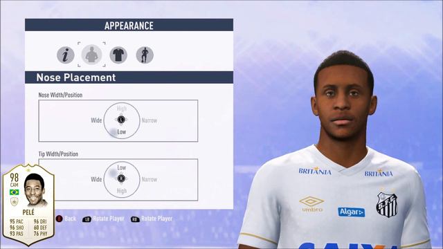 FIFA 19 | Pelé | VIRTUAL PRO LOOKALIKE TUTORIAL