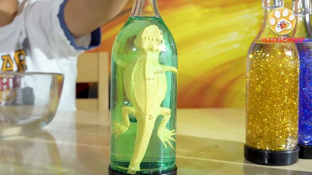 Что в бутылке челлендж (ящерицы в СЛАЙМЕ) смотреть онлайн