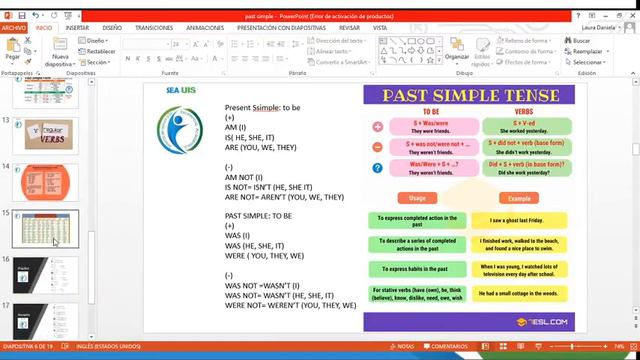 Inglés- Past Simple смотреть онлайн
