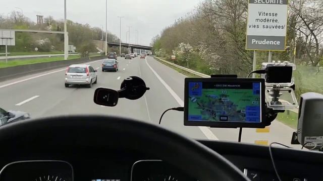 Бельгия. Проезд через туннели г Льежа. смотреть онлайн