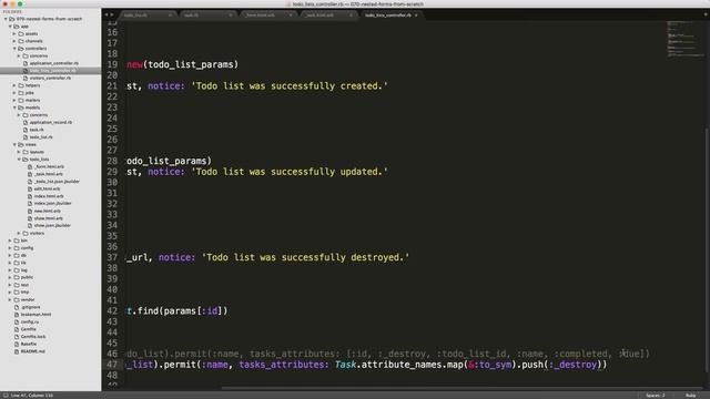 Episode #070 - Nested Forms from Scratch смотреть онлайн