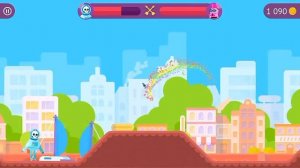 Mobile game #обзор игры Bowmasters на двоих.