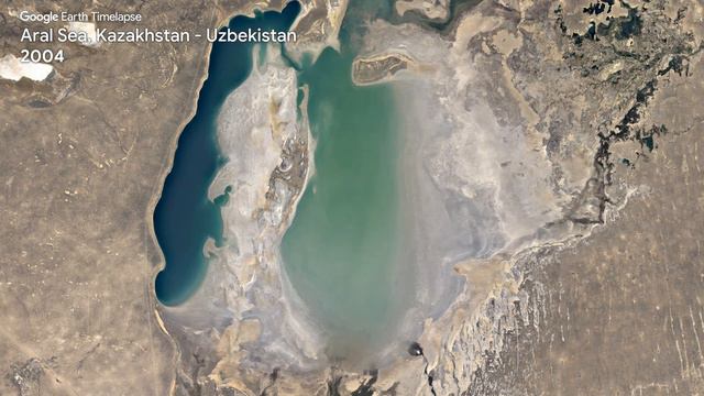 Aral Sea, Kazakhstan - Uzbekistan - Earth Timelapse смотреть онлайн