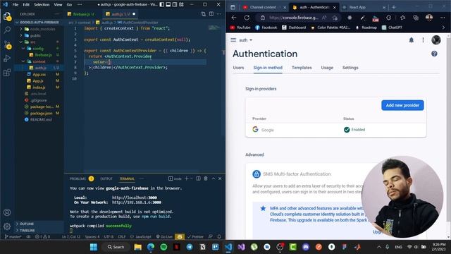 شرح ال Authentication في React باستخدام Firebase смотреть онлайн