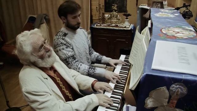 Гайдн Симфония 101, ч.3. Иоанн Береславский, Сергей Кудринецкий смотреть онлайн