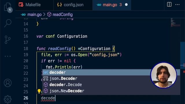 Lire et écrire dans un fichier JSON en Go смотреть онлайн