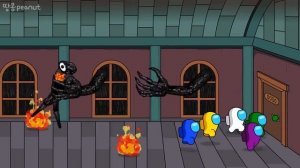 амонг ас против монстров с разных дверей!